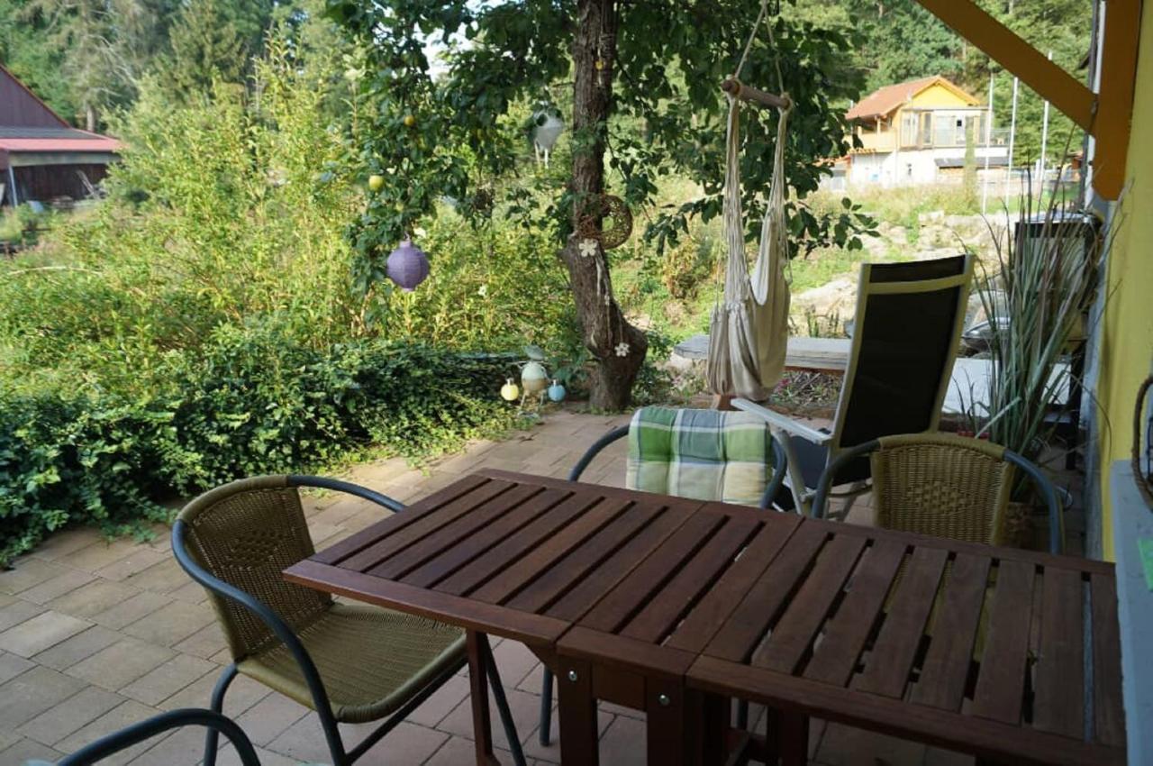 Ferienwohnung Und Sommerhaus Unter Der Burg Falkenberg  Exterior photo